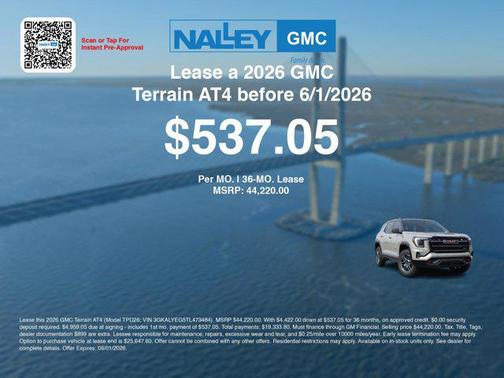 Riverstone Metallic 2026 GMC Terrain AWD AT4
