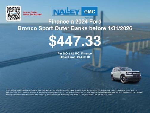 2024 Ford Bronco Sport Outer Banks