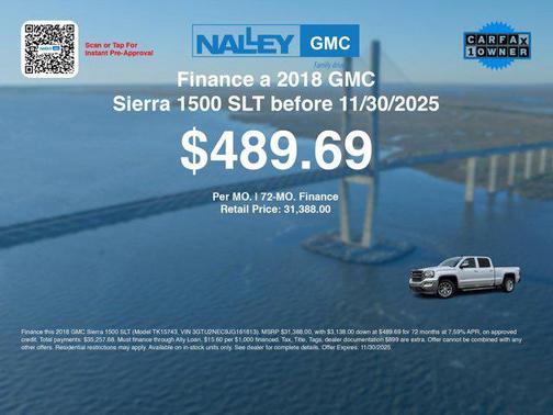 2018 GMC Sierra 1500 SLT