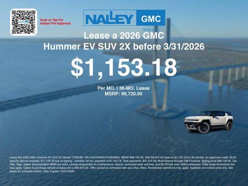 Coastal Dune 2026 GMC HUMMER EV SUV 2X