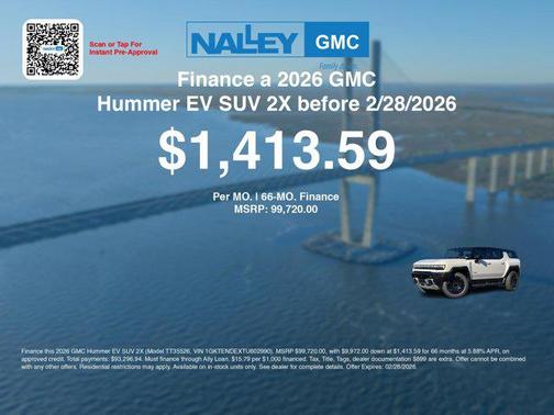 2026 GMC HUMMER EV SUV 2X