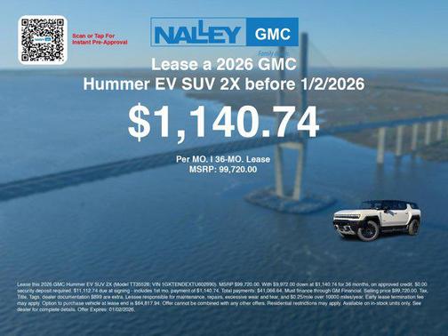2026 GMC HUMMER EV SUV 2X