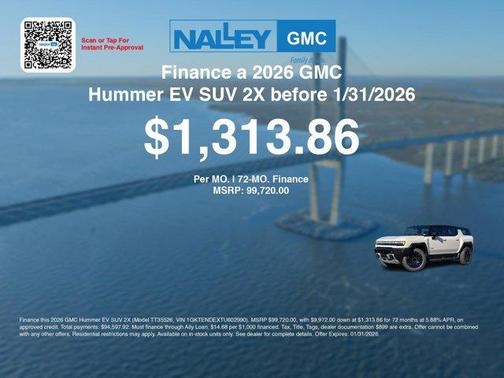 2026 GMC HUMMER EV SUV 2X