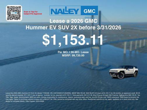 2026 GMC HUMMER EV SUV 2X