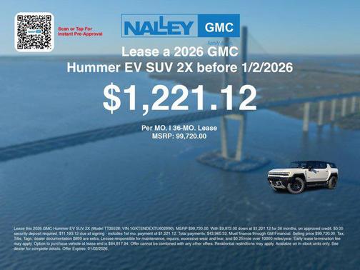 2026 GMC HUMMER EV SUV 2X