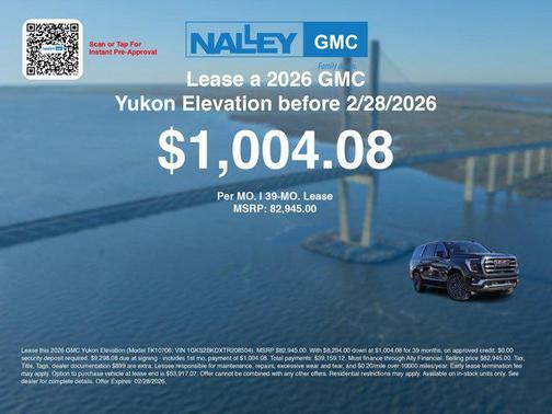 2026 GMC Yukon 4WD Elevation