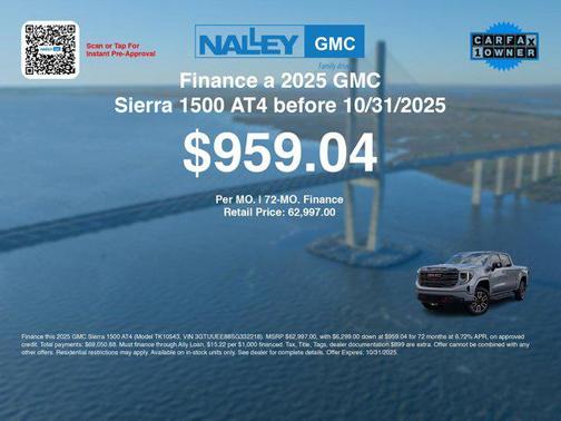 2025 GMC Sierra 1500 AT4