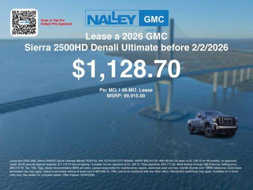 2026 GMC Sierra 2500 Denali Ultimate