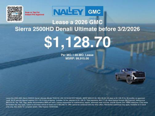 2026 GMC Sierra 2500 Denali Ultimate