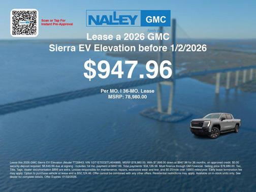 2026 GMC Sierra EV Extended Range Elevation