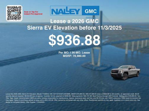 2026 GMC Sierra EV Extended Range Elevation
