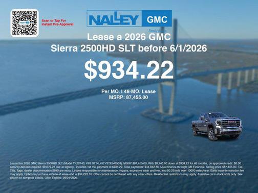 Sterling Metallic 2026 GMC Sierra 2500 SLT