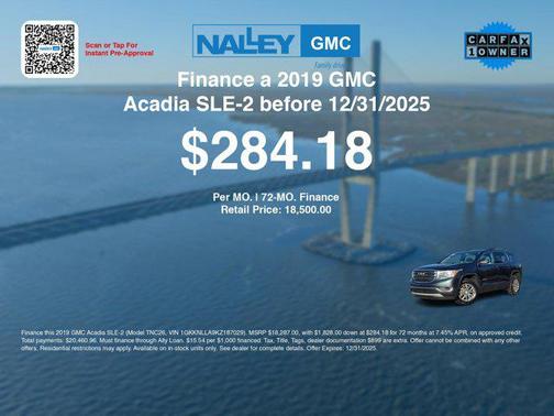 2019 GMC Acadia SLE-2