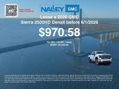 Summit White 2026 GMC Sierra 2500 Denali