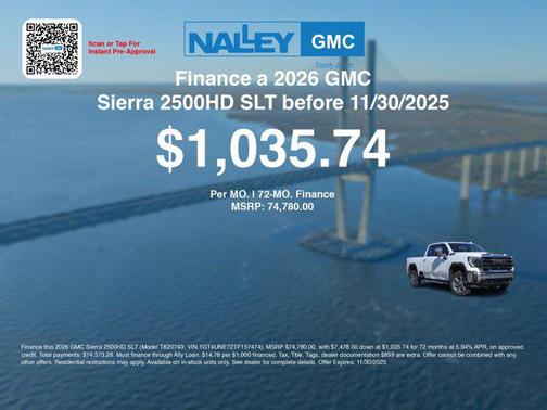 2026 GMC Sierra 2500 SLT