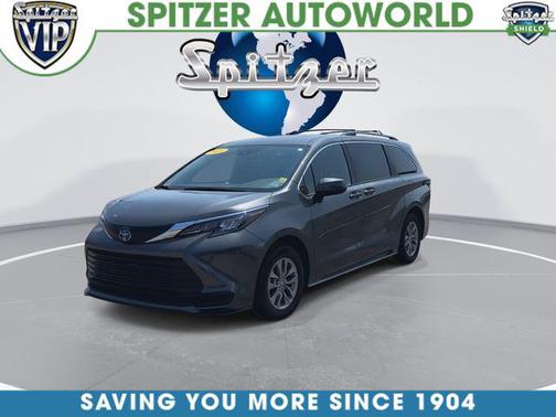 Magnetic Gray Metallic 2025 Toyota Sienna LE