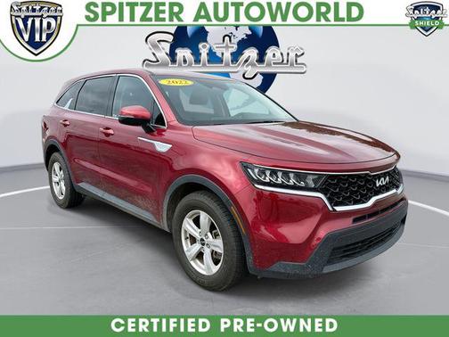 Passion Red Tintcoat 2022 Kia Sorento LX