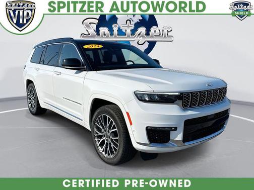 Bright White Clearcoat 2024 Jeep Grand Cherokee L Summit Reserve