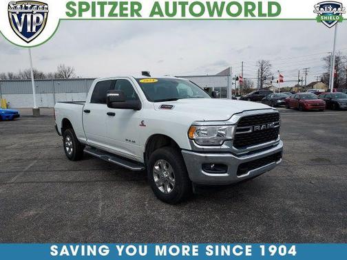 Bright White Clearcoat 2024 RAM 2500 Big Horn Crew Cab 4x4 6'4' Box