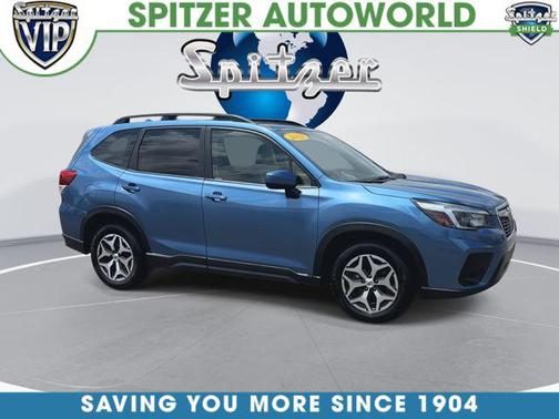 Light Blue 2021 Subaru Forester Premium