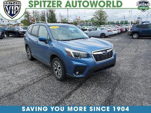Light Blue 2021 Subaru Forester Premium