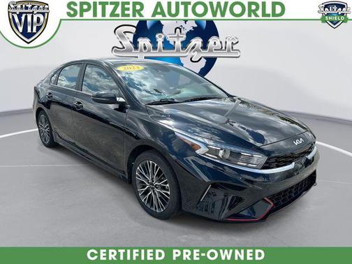 Aurora Black 2023 Kia Forte GT-Line