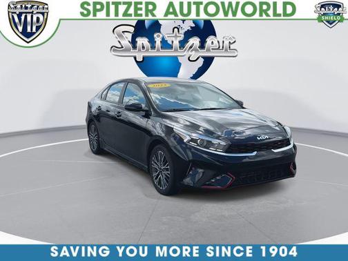 Aurora Black 2023 Kia Forte GT-Line