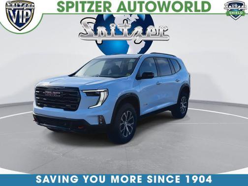 Glacier White Tricoat 2026 GMC Acadia AT4 AWD