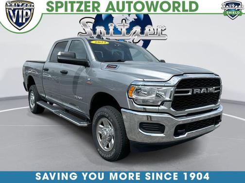 Billet Silver Metallic Clearcoat 2022 RAM 2500 Tradesman Crew Cab 4x4 6'4' Box