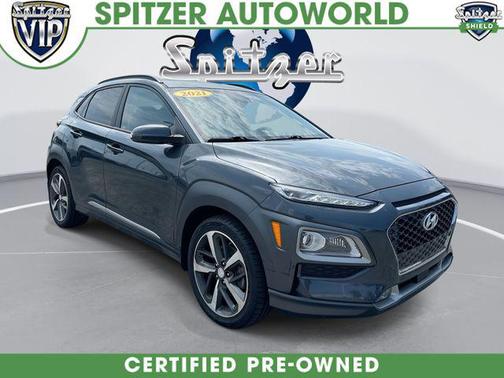 Thunder Gray 2021 Hyundai KONA Ultimate