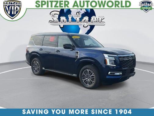 Deep Ocean Blue Pearl 2025 Nissan Armada Platinum 4WD