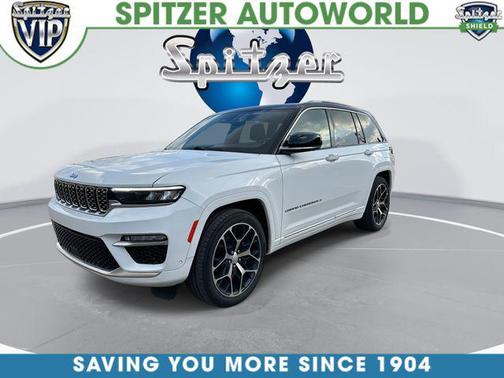 Bright White Clearcoat 2023 Jeep Grand Cherokee Summit