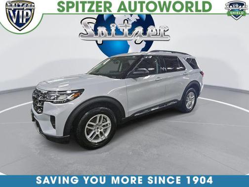 SPACE WHITE METALLIC 2025 Ford Explorer Active