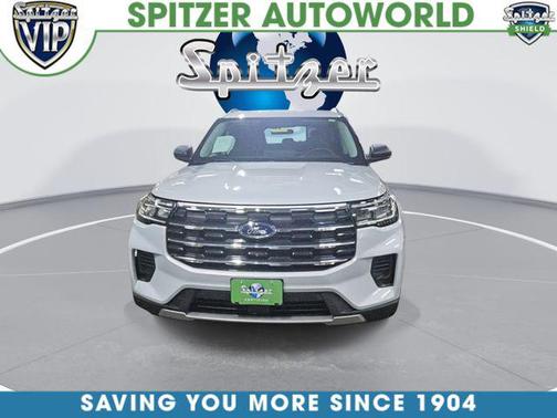 SPACE WHITE METALLIC 2025 Ford Explorer Active