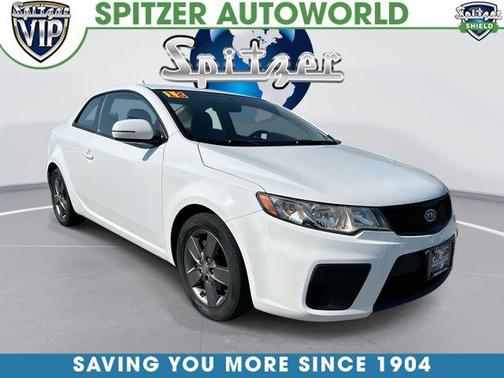 Clear White 2012 Kia Forte Koup EX