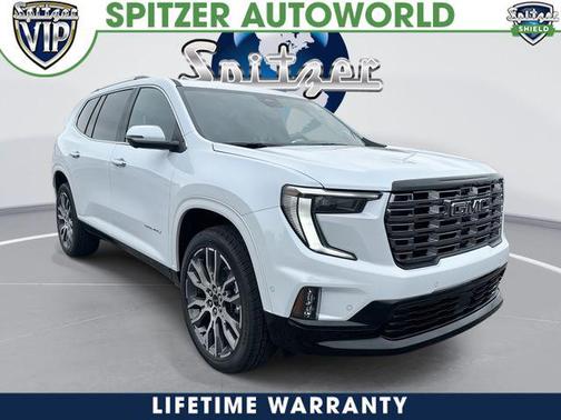 Glacier White Tricoat 2026 GMC Acadia Denali