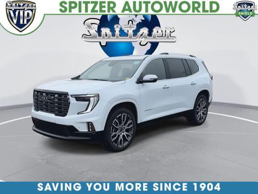 Glacier White Tricoat 2026 GMC Acadia Denali