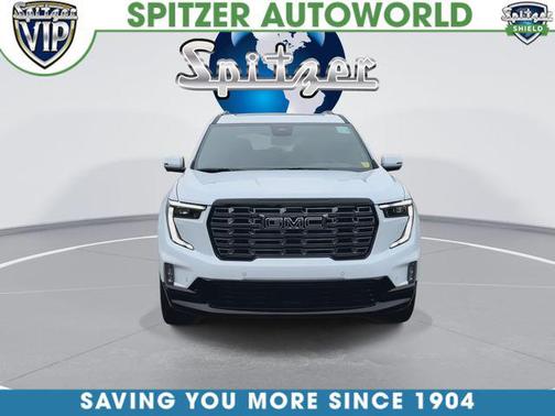 Glacier White Tricoat 2026 GMC Acadia Denali