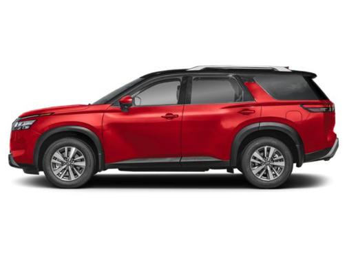 Scarlet Ember Tintcoat/Super Black 2024 Nissan Pathfinder SL 4WD