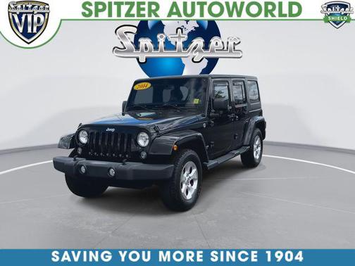 Black 2014 Jeep Wrangler Unlimited Sahara