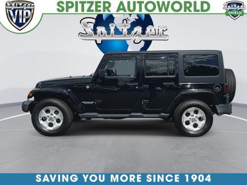 Black 2014 Jeep Wrangler Unlimited Sahara
