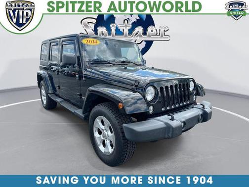Black 2014 Jeep Wrangler Unlimited Sahara