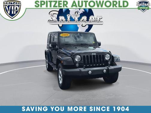 Black 2014 Jeep Wrangler Unlimited Sahara