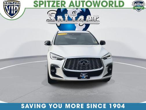 Majestic White 2022 INFINITI QX55 ESSENTIAL