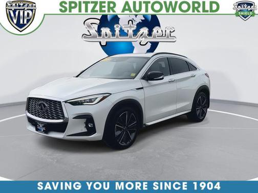 Majestic White 2022 INFINITI QX55 ESSENTIAL
