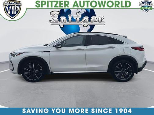 Majestic White 2022 INFINITI QX55 ESSENTIAL