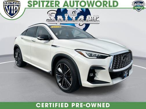 Majestic White 2022 INFINITI QX55 ESSENTIAL
