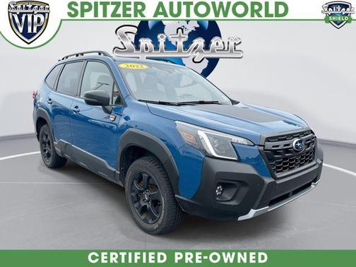 Geyser Blue 2022 Subaru Forester Wilderness