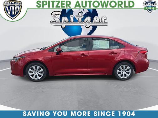 Barcelona Red Metallic 2021 Toyota Corolla LE