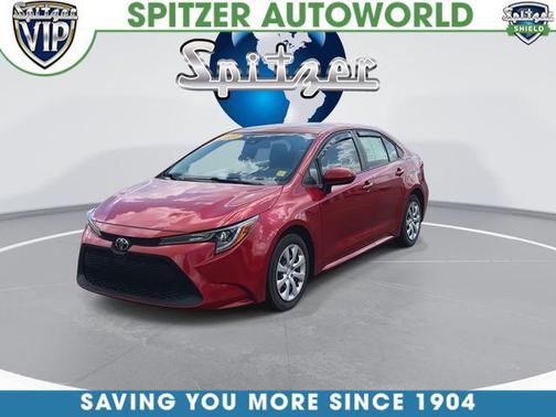 Barcelona Red Metallic 2021 Toyota Corolla LE